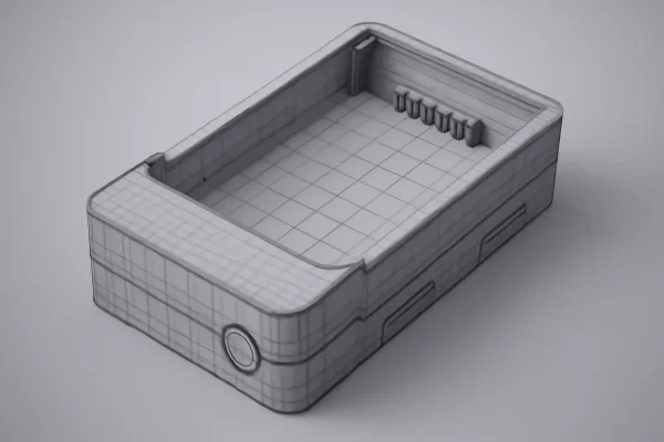 Drone battery compartment