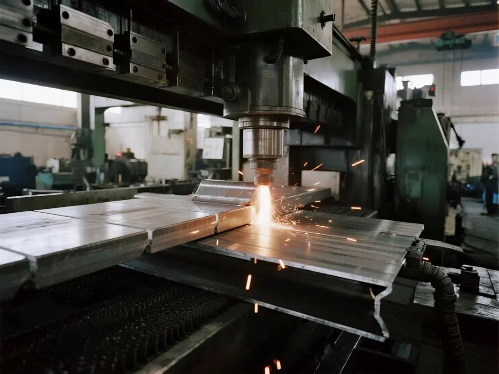 Heavy-gauge steel bracket bending for load-bearing frames