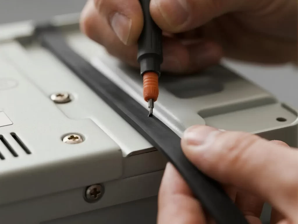 Gasket sealing technique for IP65-rated metal enclosures to ensure water resistance
