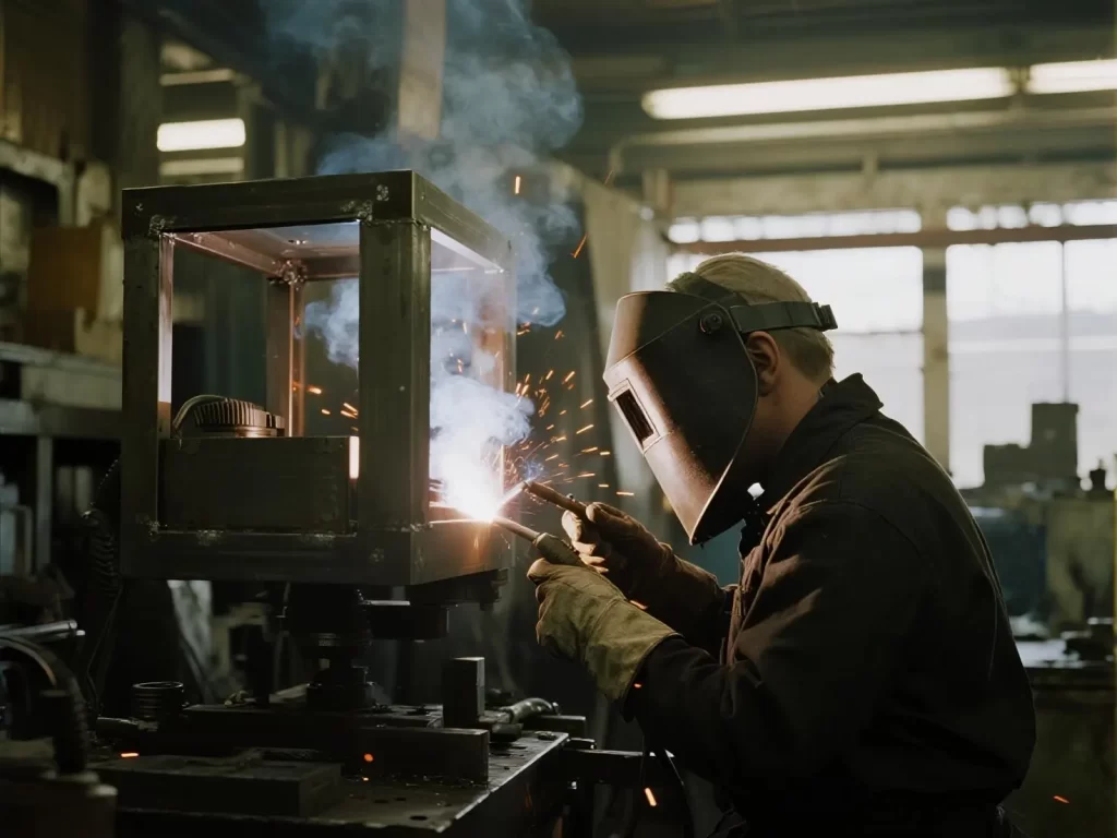 TIG welding process for high-precision metal enclosure assembly