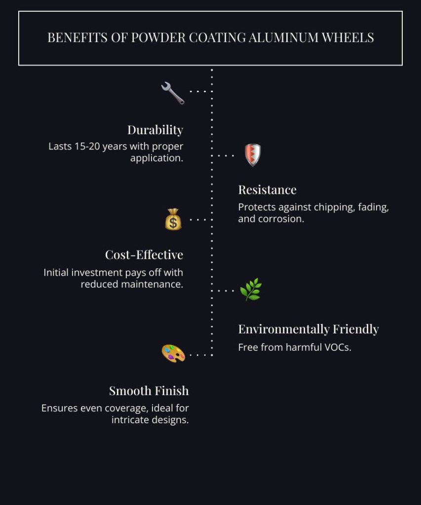 Benefits of Powder Coating Aluminum Wheels
