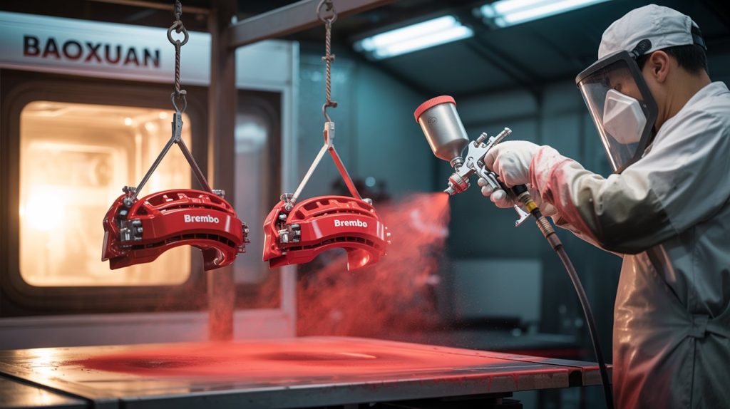 How Much to Powder Coat 2 Brembo Brake Calipers