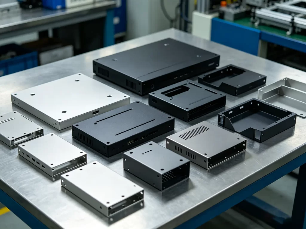 Aluminum anodized sheet metal parts and enclosures for OEM manufacturing