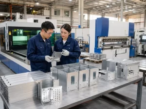 Custom sheet metal fabrication workshop for OEM production