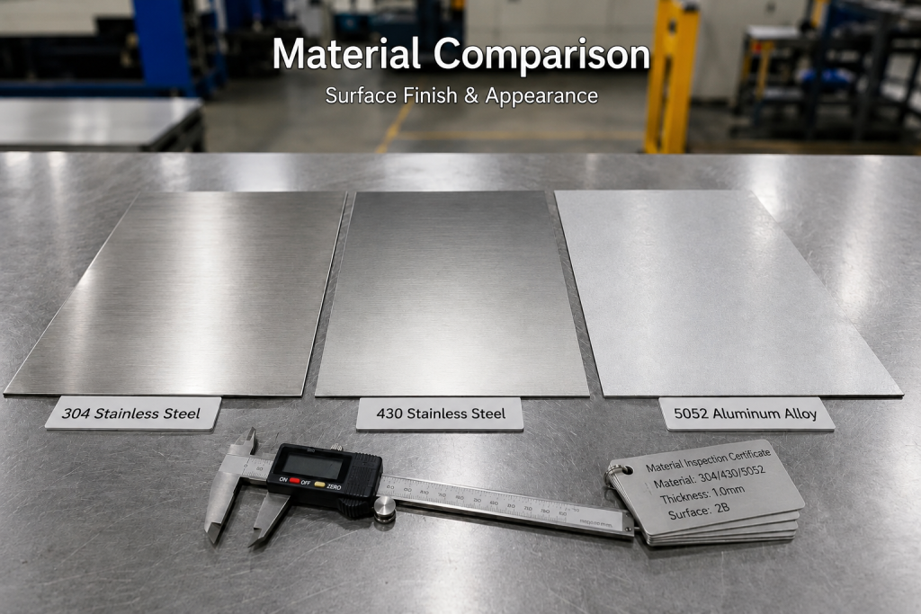 Comparison of commonly used metal materials for baking tray processing