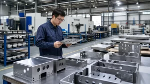 Metal deburring and polishing service for overseas OEM sheet metal projects
