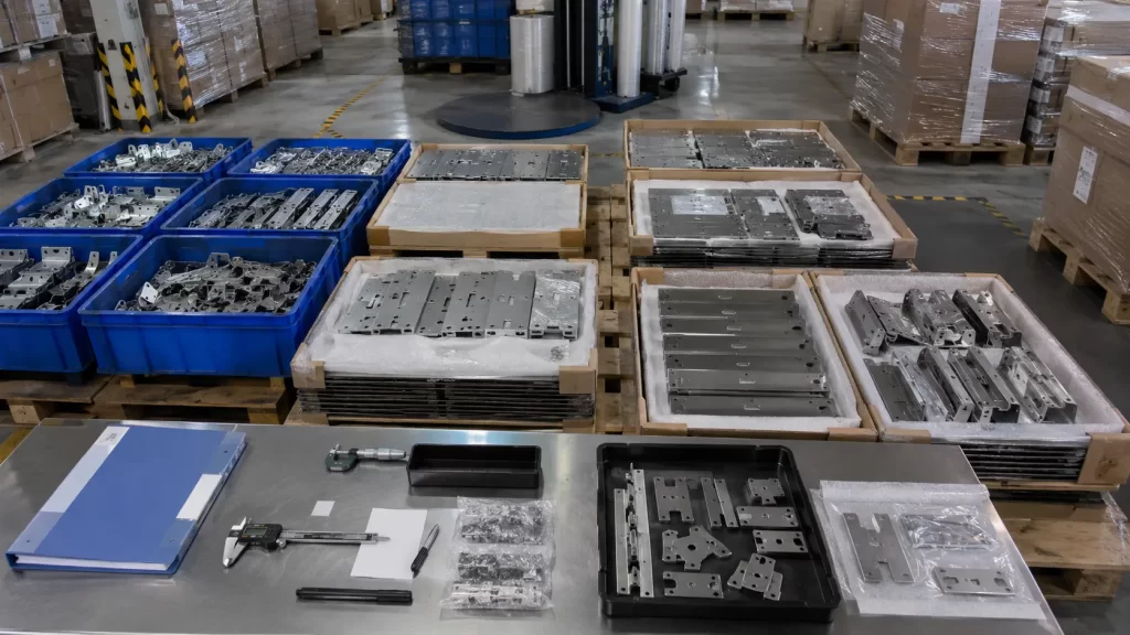 Customized metal stamping parts batch packaging and OEM delivery management