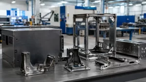 Display of OEM sheet metal structural parts welding and processing finished products