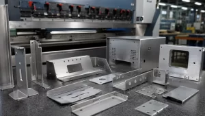 Display of finished products from CNC bending processing of sheet metal parts